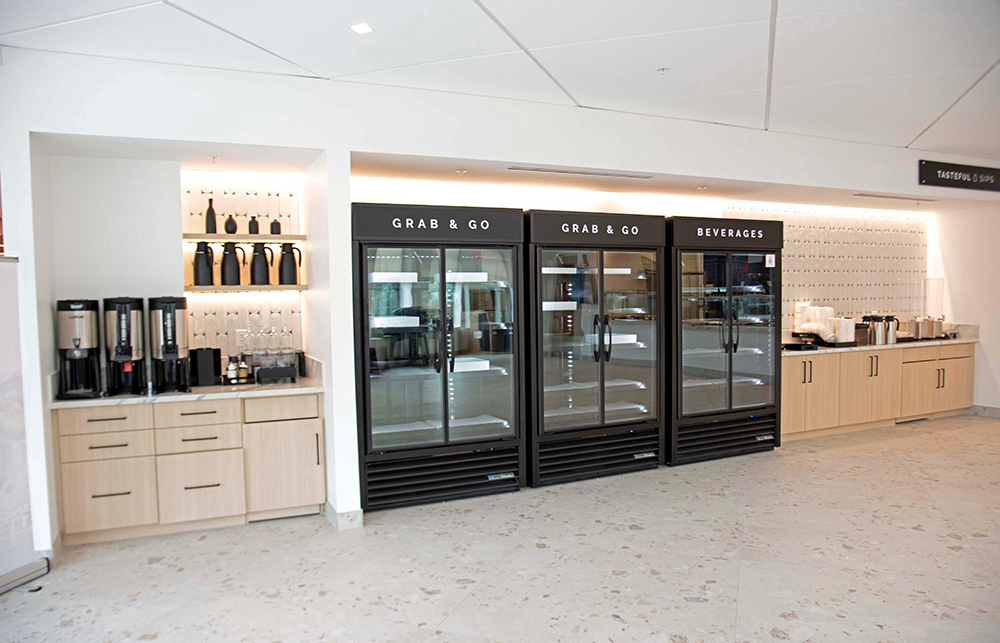 Erland Construction completes cafe renovation at 601 Edgewater Dr. for Hobbs Brook Real Estate